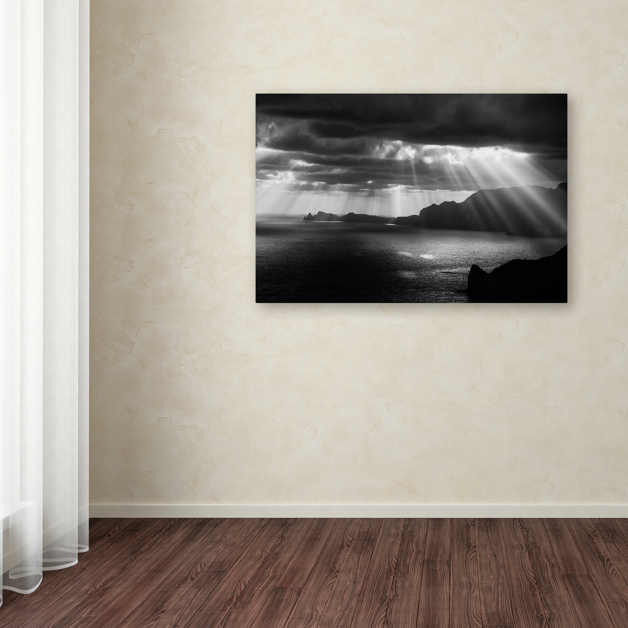 Trademark Fine Art 'Morning Rays' Canvas Art by Andre Gehrmann