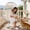 White and White, variant on FKS LIFE Outdoor Rocking Chair Wicker Egg Chair, Oversized Chair, Patio PE Rattan Rocking Chair with Cushion for Balcony, Backyard, Garden, Poolside
