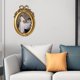 thumbnail image 5 of Soporte de Imagen de Resina Ovalado Baoblaze para Colgar en Pared 17.5cmX26cm, 5 of 7