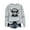 Gray, variant on Sweatshirts for Women Western Cow Crewneck Long Sleeve Sweater Pullover Tops Casual Print Stylish Outwear