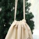 thumbnail image 4 of Nueva Bolsa De Regalo Grande De Lino Bolsa De Caramelos De Manzana De Navidad Decoraciones Navideñas, 4 of 7