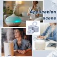 thumbnail image 5 of 60 Pcs Mini Diffuser Refill Pads 2x0.08inch White Hollow Circle Essential Oil Wool Refill Pad Replacement Pads for Humidifiers Air Purifiers and Essential Oil Diffusers, 5 of 5