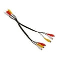 thumbnail image 2 of 1PC 3 RCA Male Jack to 6 RCA Female Plug Splitter Audio Video AV Adapter Cable, 2 of 3