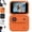 Orange, variant on Multi-Functional Flip Screen Action Camera – 4K 360° Panoramic with Image Stabilization, 800mAh Battery, Chest Mount for Cycling, Skydiving, Vlogging