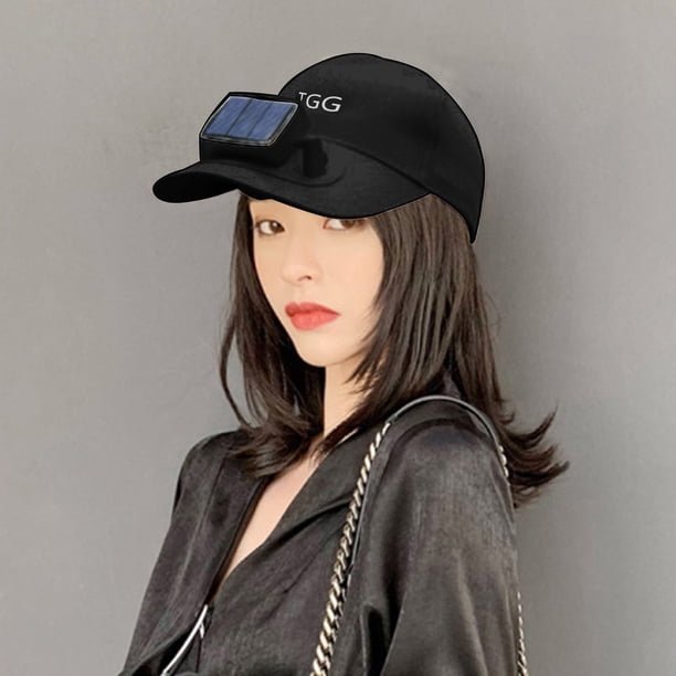 Gorra de Ventilador Solar con Carga Usb, Protector Solar, Multifuncional, Grande, Resistente Al Viento, Portátil, Pequeña.