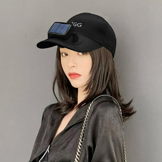 Canada Day Kcavykas Fall Savigs, Household Essential,Solar Fan Cap Solar Usb Charging Sunscreen Sun Hat Multifunctional Large Wind Portable Small Fan Cap