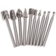 thumbnail image 1 of Brocas rotativas de alta eficiencia de trabajo para grabado en madera, brocas de pulido eléctricas, juego de procesamiento de materiales no metálicos, 10 piezas de acero de alta velocidad, 1 of 5