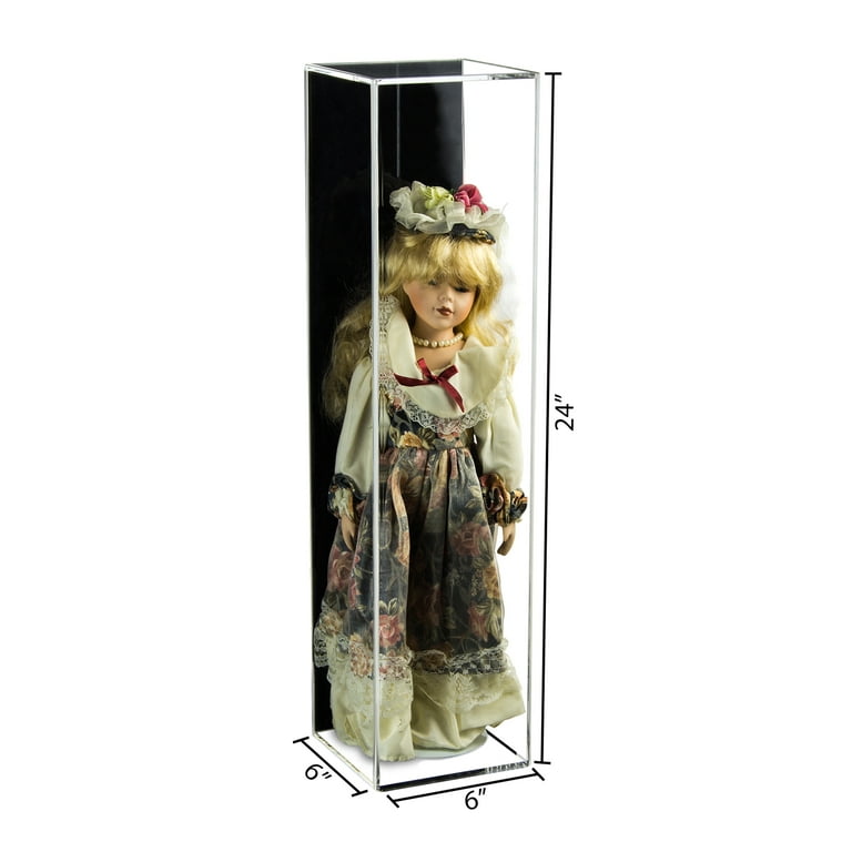 Porcelain doll top display cabinet