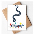 thumbnail image 1 of Animal Black Snake Sketch Pattern Wedding Cards Congratulations Greeting Envelopes, 1 of 3