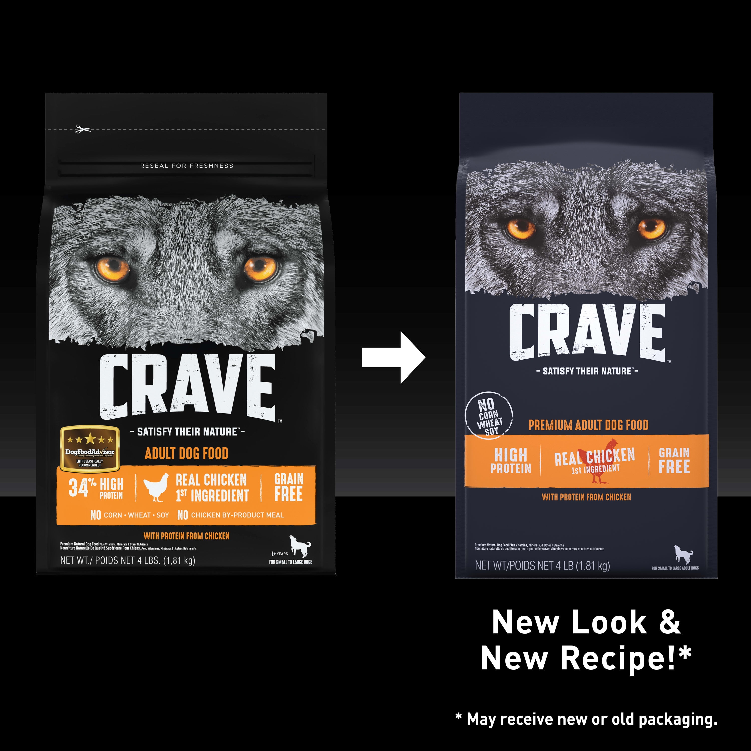 crave 22 lb dog food