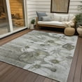 thumbnail image 6 of Addison Rugs Chantille Indoor/Outdoor Transitional Floral Taupe Washable Rectangle Rug, 9' x 12', 6 of 6