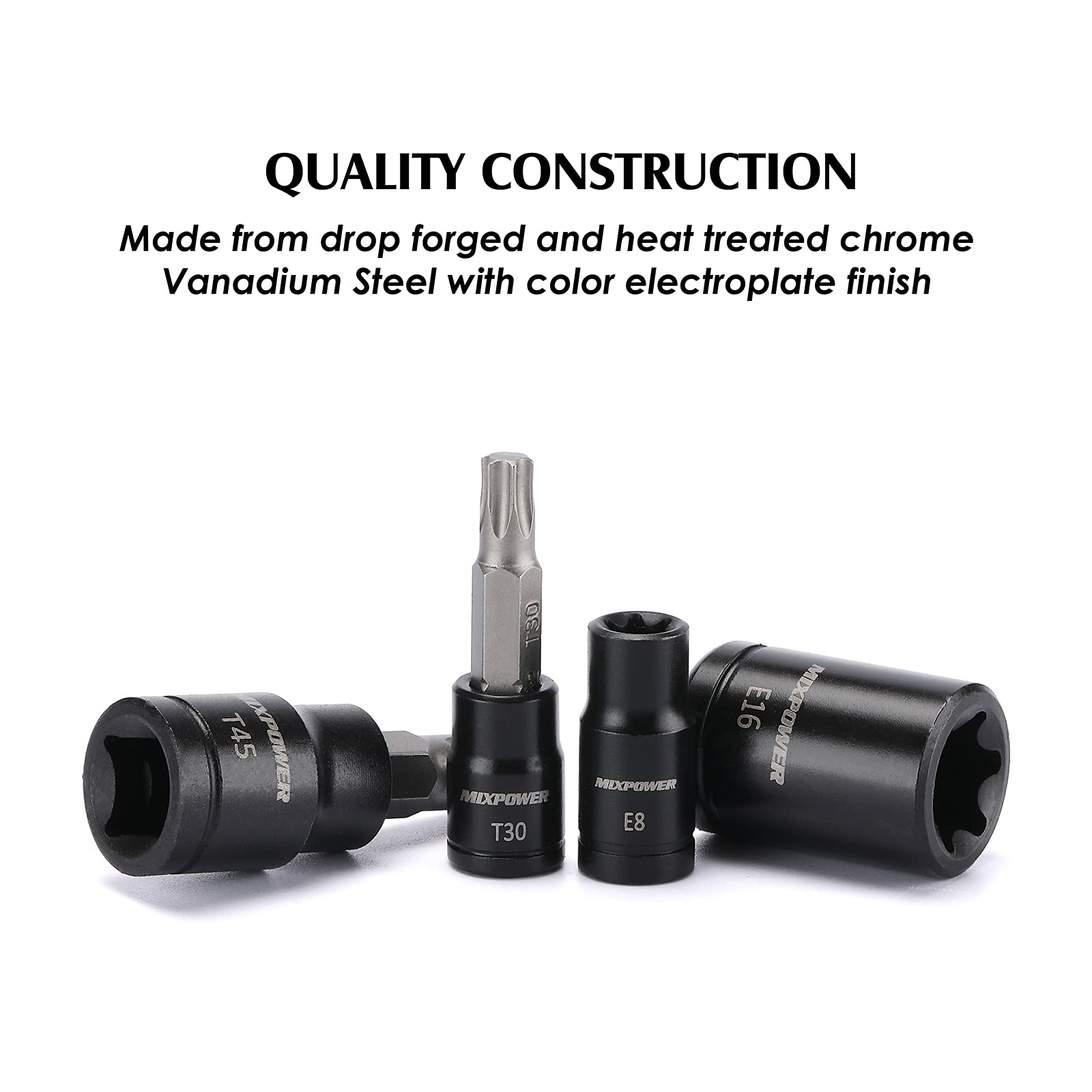 MIXPOWER 25-Piece Torx Socket Set photo 2