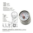 thumbnail image 7 of Fuel Water Level Sensor With Water Level Gauge 52mm Water Tank Indicator 0-190ohm For Boat Car 9-32V ,High Precision, 7 of 7