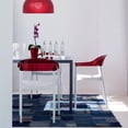 thumbnail image 4 of Compamia Carmen Patio Dining Chair with White Seat in Red, 4 of 13
