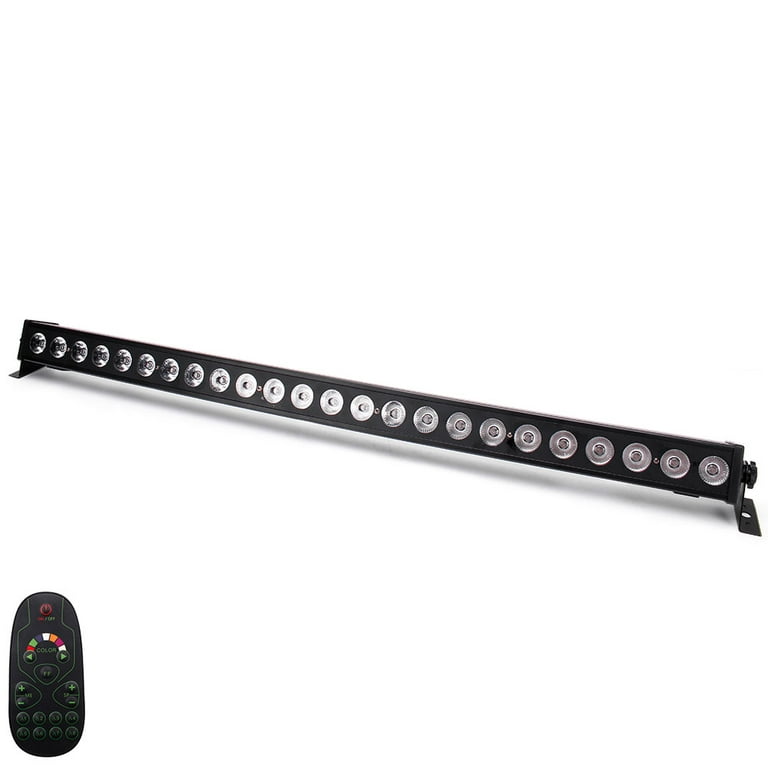 Led Wall Washer Rgb Linear Strip Light with Remote Control Dmx for Bar  Party Ktv Disco Black 