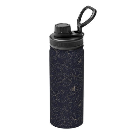 

Ocsxa Copper-Gold Gloss Outline Peony Print 18oz Stainless Steel Water Bottle Unisex Water Bottle Insulated Sports Water Cup Flask for Cold Water Drinks/Sports/Travel/Car/School