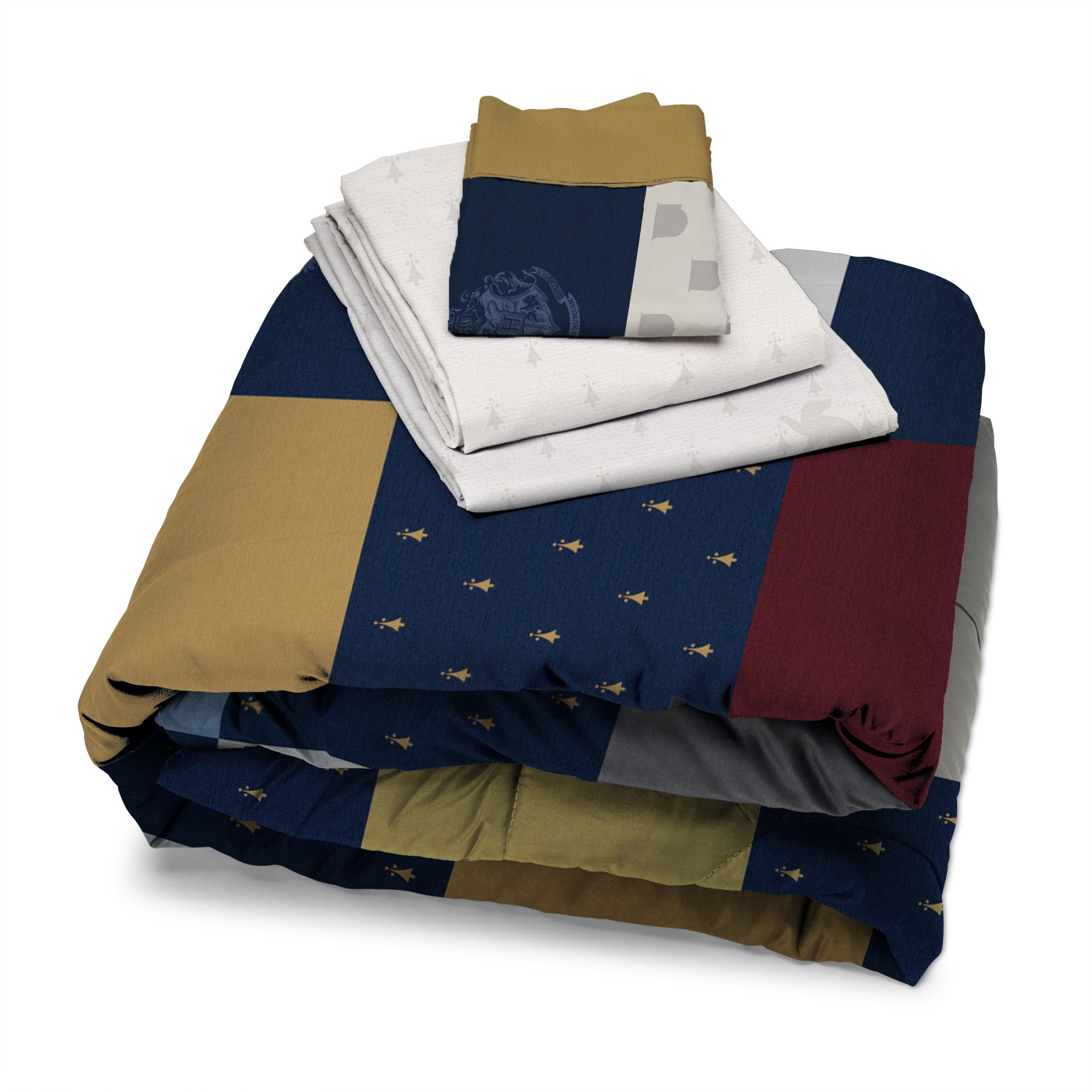 Harry Potter House Patchwork Twin Bed in a Bag Set for Kids