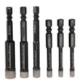 thumbnail image 3 of 6Pc Black Diamond Drill Bits Set for Granite Ceramic 5/6/8/10/12mm, 3 of 5