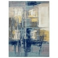 thumbnail image 2 of Luxe Weavers Modern Abstract Area Rug Blue 8x10 Bedroom Carpet, 2 of 6