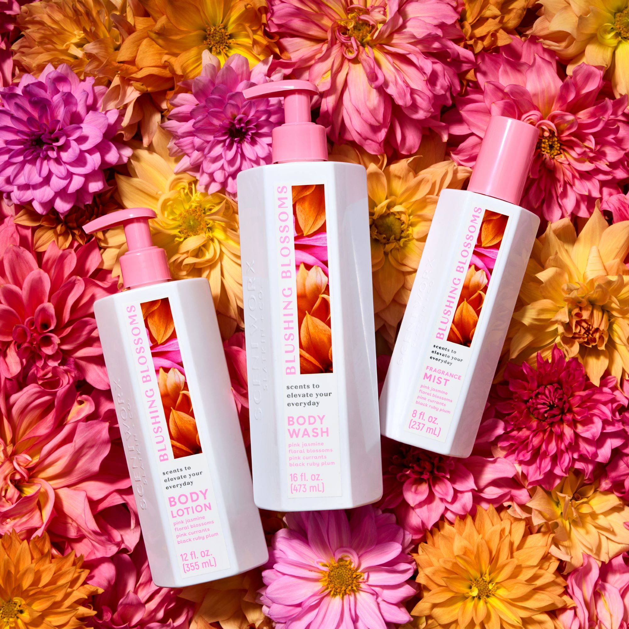 Scentworx Blushing Blossoms 16 oz Body Wash