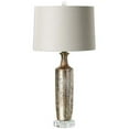 thumbnail image 1 of Uttermost Valdieri Contemporary Crystal and Metal Lamp in Bronze/Beige, 1 of 2