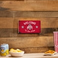 thumbnail image 3 of Ohio State Buckeyes 6" x 11" Welcome Home Wood Wall Sign with Rope Hanger, 3 of 4