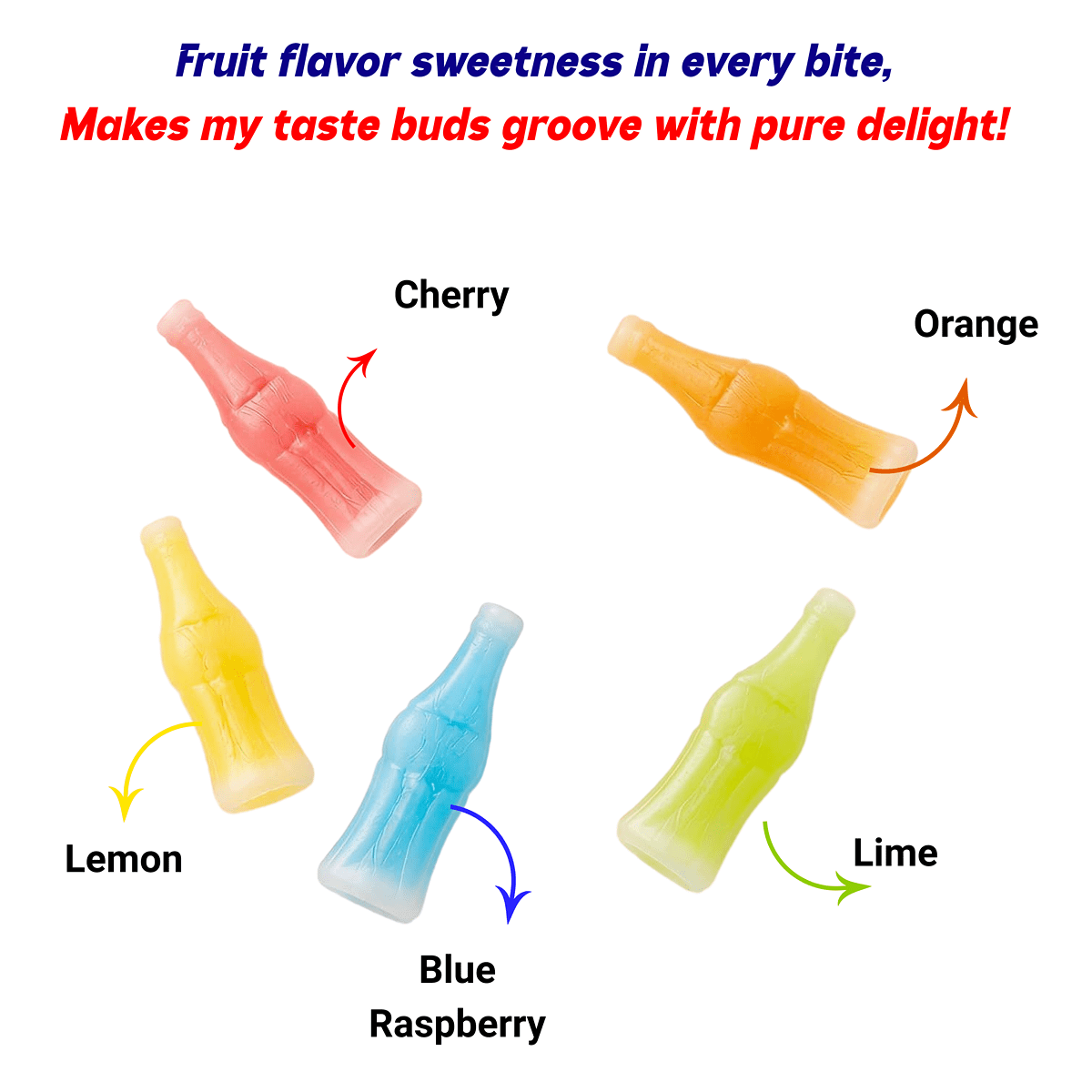 Nik-L-Nips Wax Bottle Candy | 3 Lb Bulk Bag | Wax Bottle Filled With Juice - Nostalgic Candy