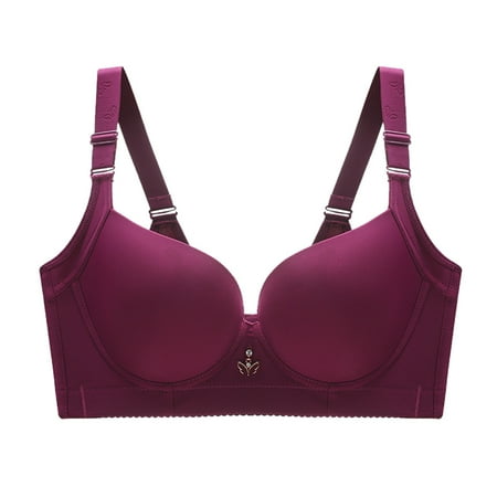 

Sports Bras with Padding Women s And Comfortable Large Breathable Thick And Thin Back No Steel Ring Uphold Gathering Bra