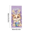 thumbnail image 3 of Zenithome Bright Colorful Soft Easter Door Curtain for Door Classroom Office and Event Decor 70.87x35.43x0.08 In, 3 of 6