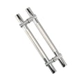 thumbnail image 4 of Door Pull Handle, High Hardness Door Handle Stainless Steel Adjustable Anti-Rust Double Side  For Hotel For Exhibition Hall, 4 of 8