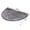Gray, variant on Soft Fabric Doormat Indoor, Half Moon Entryway Rug Non Slip for Front Door, Super Absorbent Floor Mat for Home Entrance Kitchen Bedroom