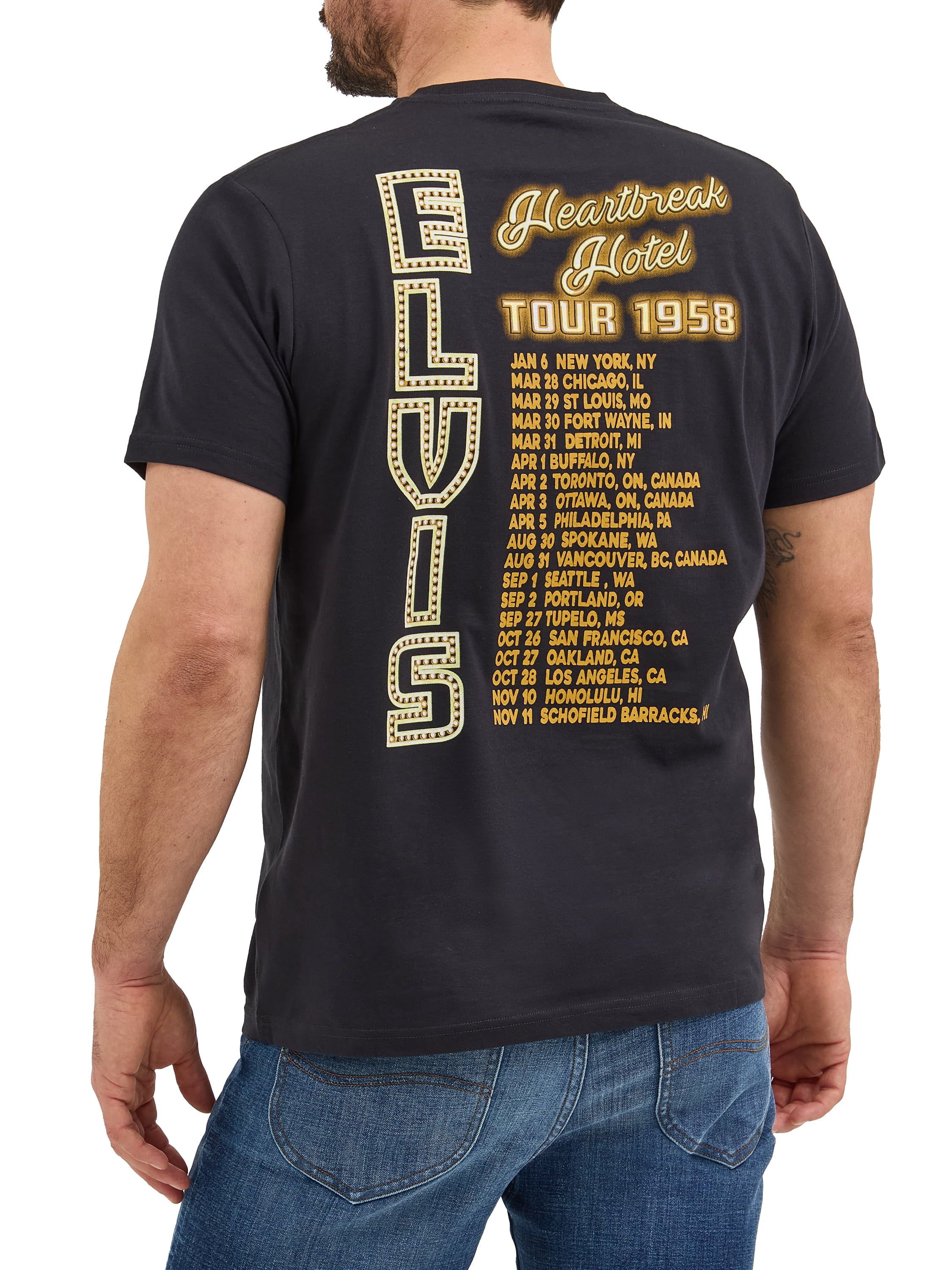 Lee® Mens Short Sleeve Elvis Graphic Tee, (S-3XL) - Walmart.com