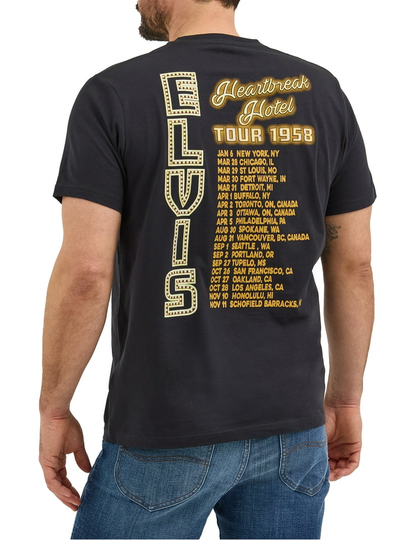 Lee Mens Short Sleeve Elvis Graphic Tee - Walmart.com