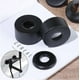 thumbnail image 3 of Faucet Rosette, Shower Mixer Rosette, 4 Black Stainless Steel Pipe Cover, Radiator Rosette - Rosette for Shower Faucets, 3 of 5