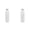 White 2PC, variant on AFACUHX Thin Folding Kettle with Scale Portable Water Bottle Leak-Proof Water Device Food Grade Material for Cycling and Fitness Outdoor Travel (2PC)