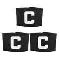 thumbnail image 1 of MasteelfCA 3pcs Creative Football Game Armbands Captain Mark Bands for Football Team, 1 of 7