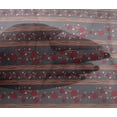 thumbnail image 4 of oneOone Viscose Chiffon Fabric Stripe|Leaves & Floral Block Print Fabric BTY 42 Inch Wide, 4 of 4