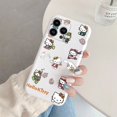 thumbnail image 1 of Cartoon Phone Case for For Apple iphone 15 Pro Max 15 Plus Girls Anti-drop Cinnamoroll Kuromi Hello Kitty Silicone Siling Cover ZR, 1 of 7