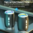 thumbnail image 5 of Karymi Bluetooth Speaker with HD Sound, Portable Wireless, for Home/Party/Outdoor/Beach, Electronic Gadgets, Birthday Gifts Intelligent Bluetooth Speaker Bluetooth Flash Deals Clearance, 5 of 7