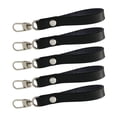 thumbnail image 4 of 5 x Zipper Handles Zipper Pull Ends Faux Leather Zipper Pulls Zipper Repair s Black, 4 of 9
