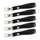 thumbnail image 4 of Kits de reparación de cremalleras de 5 piezas de cuero PU para bolsos, mochilas, chaquetas y abrigos DIY Negro Plata Yuyangstore Pestaña para tirar de la cremallera, 4 of 8