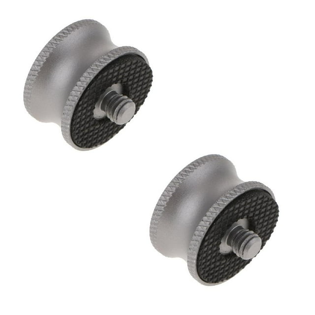 2 X /4 " a 3/8" Convertidor de licencia Adaptadora de Tornillo - Gris