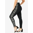 thumbnail image 3 of Jessica London Women's Plus Size Everyday Stretch Cotton Legging, 3 of 6