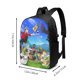 thumbnail image 2 of Mochila de viaje Pokémon para portátil, resistente al agua y antirrobo, con puerto de carga USB, de 17 pulgadas, ideal para negocios, trabajo, universidad, etc., ideal como mochila informal., 2 of 5