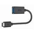 thumbnail image 4 of Adaptateur Belkin USB-C vers USB-A 3.0 certifié USB-IF – Compatible avec MacBook, Chromebook Pixel et appareils USB-C – Noir, 4 of 8