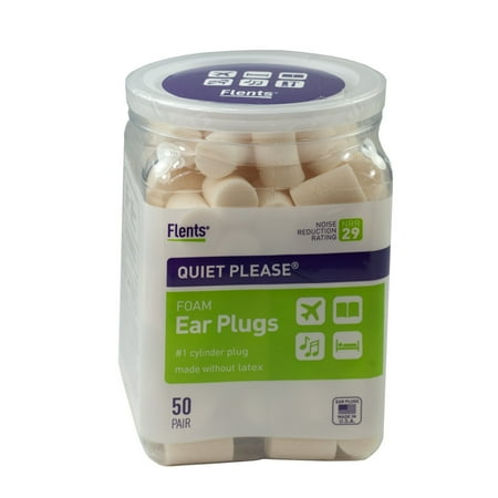 Flents Quiet Please Comfort Foam Ear Plugs (50