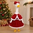 thumbnail image 5 of Holiday Porch Goose Outfit – Christmas Santa Costume for 23" Goose | Weatherproof Goose Clothes, Festive Lawn Decor for Garden Patio(L), 5 of 8