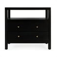 thumbnail image 4 of Butler Specialty Company Nora 2 Drawer Wood Wide Nightstand - Coffee, 4 of 8