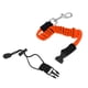 thumbnail image 4 of 2 Unids Elástico De Seguridad Kayak Correa Caña De Pescar Cuerda Enrollada Cordón Cordón Naranja verde Sunnimix Correa de la barra de kayak, 4 of 8