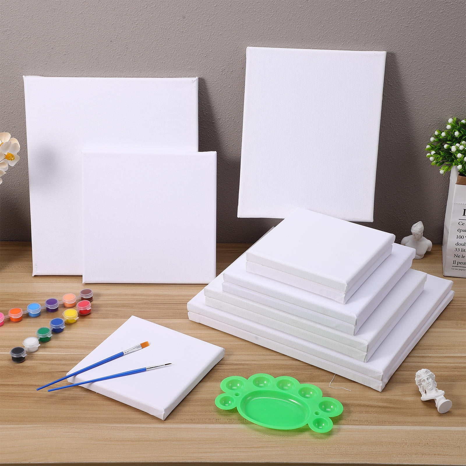 FOMIYES 12-Pack Boards for Painting, Premium Cotton Material, and Easy to Use for Artists